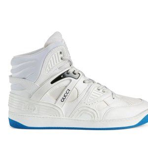 Gucci Blue and White Sneakers High Top